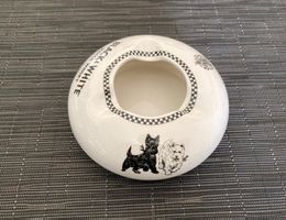 Aschenbecher Black & White Whisky Hunde