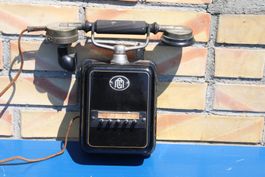 TELEFON VINTAGE ANTIK WANDTELEFON