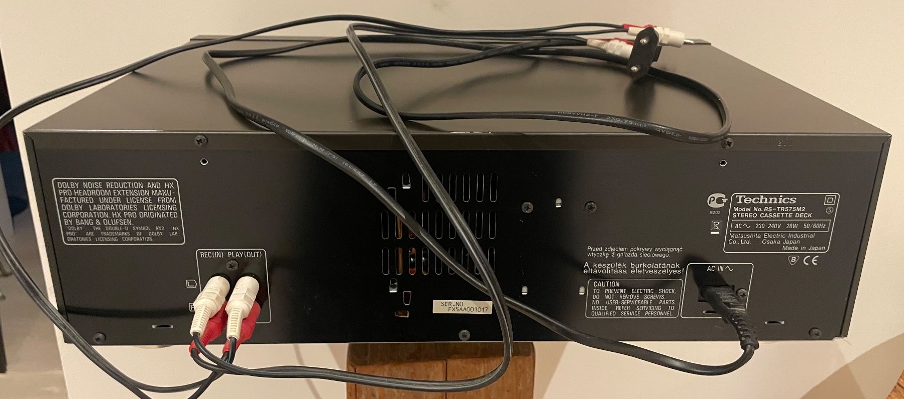 Technics Registratori: Technics RS-TR575M2 Doppel-Kassetten Deck Stereo Anlage – Usato da Volketswil venduto da rubin74 1