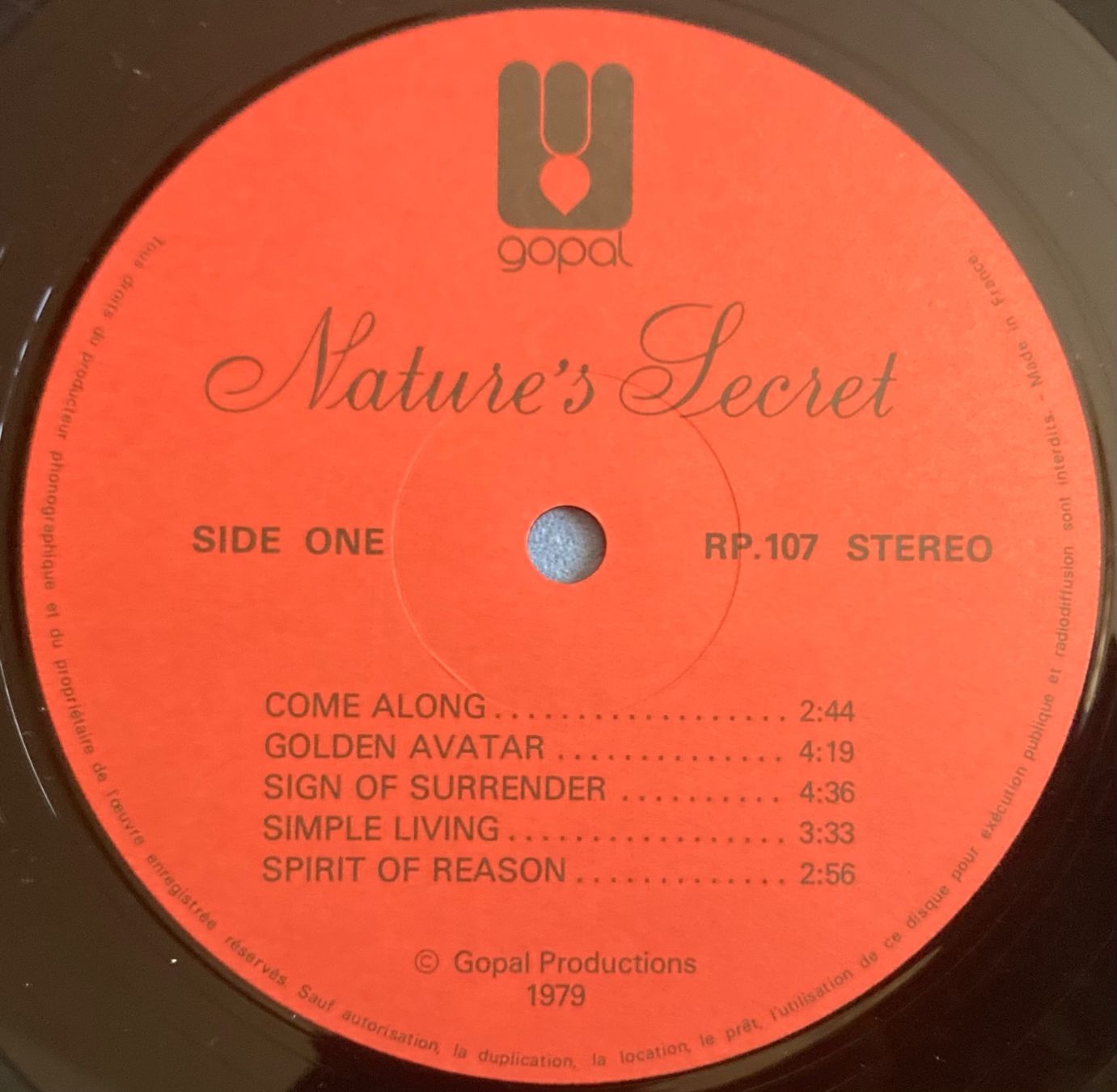 Schallplatten: MICHAEL CASSIDY - NATURE'S SECRET – Gebraucht aus Poliez-Pittet von Newtown-Records 2