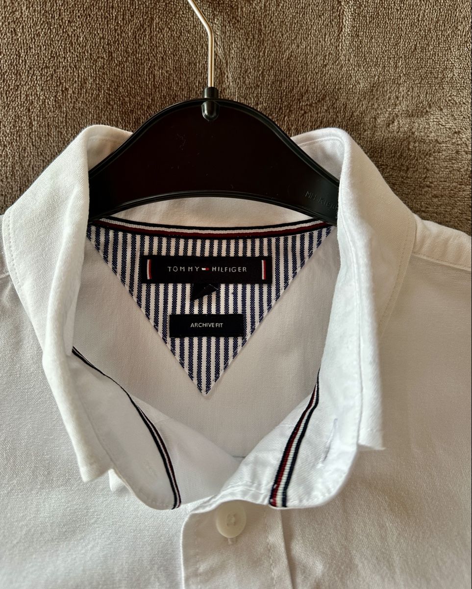 Tommy Hilfiger Camicie: Tommy Hilfiger Hemd weiss, Grösse L – Usato da Rumlikon venduto da sch_dcq9 1