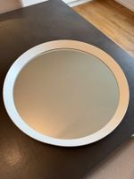 Wandspiegel weiss, 50cm Durchmesser