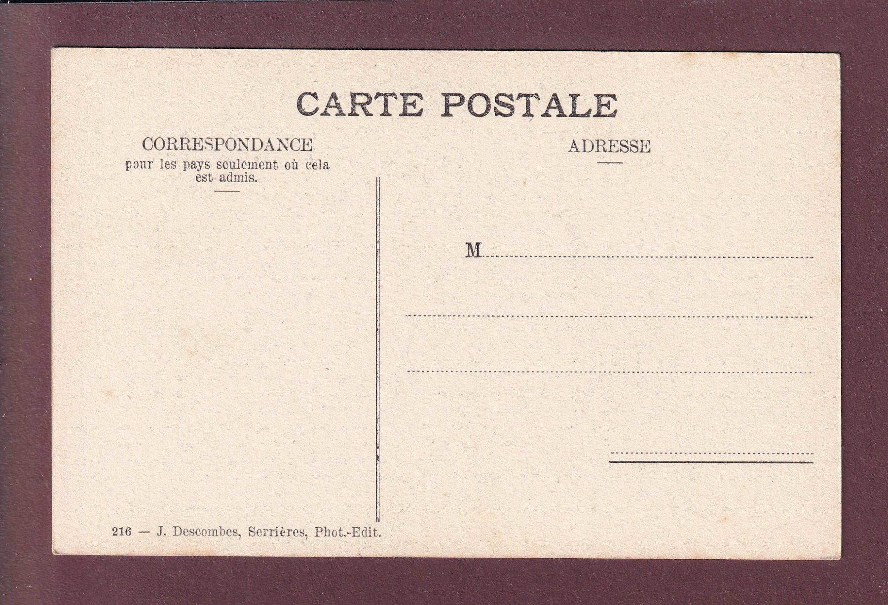 Ansichtskarten: Cours du SEYON - Sous-bois – Gebraucht aus Pully von nicecards 1