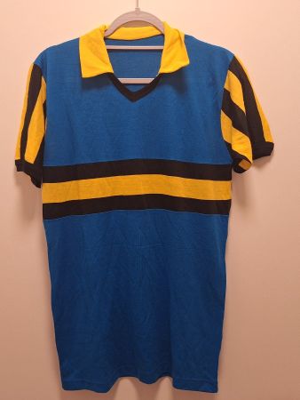 Fussballtrikot Vintage Blau und Gelb M- L