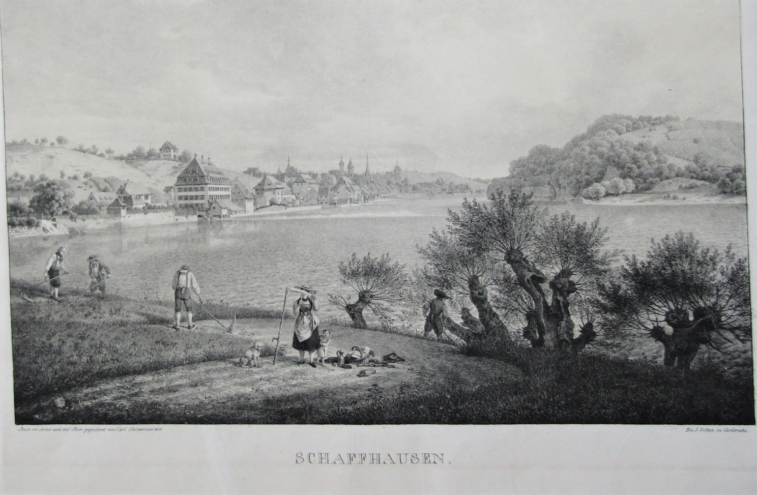 Incisioni: Schaffhausen Litho. von Heinzmann – Usato da Rafz venduto da Helvet32 1