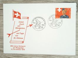 TR17 Enveloppe + Timbre Suisse 1965
