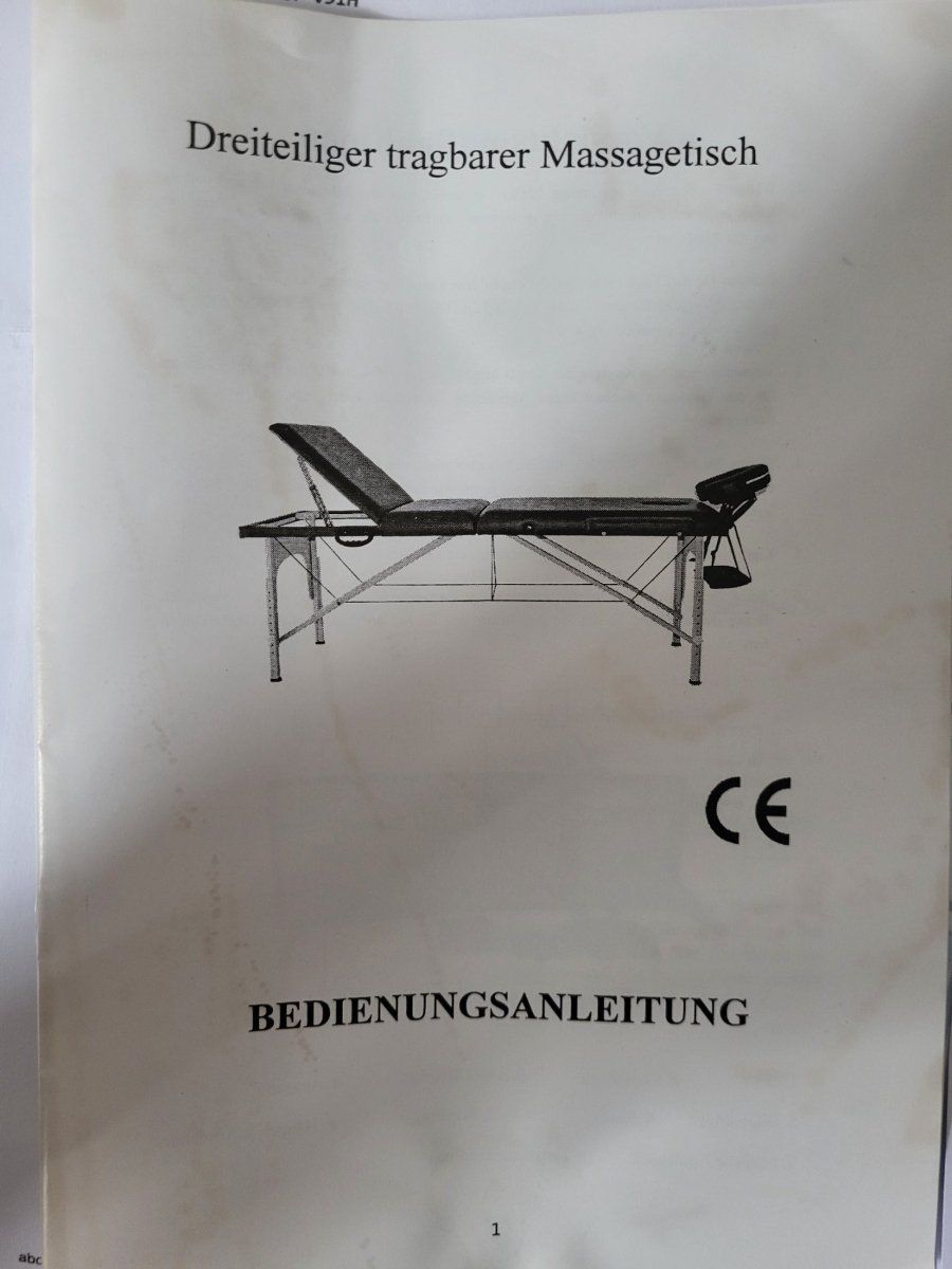 Gonser Massagegeräte: Massageliege und Zubehör – Neu (gemäss Beschreibung) aus Erstfeld von joc_hhv8 7
