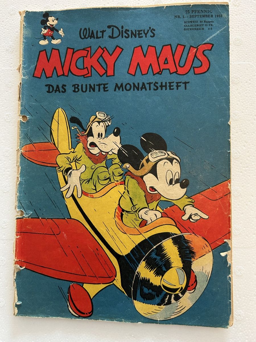 Fumetti: Micky Maus Heft Nr. 1 September 1951 – Usato da Burgdorf venduto da Cambridge0