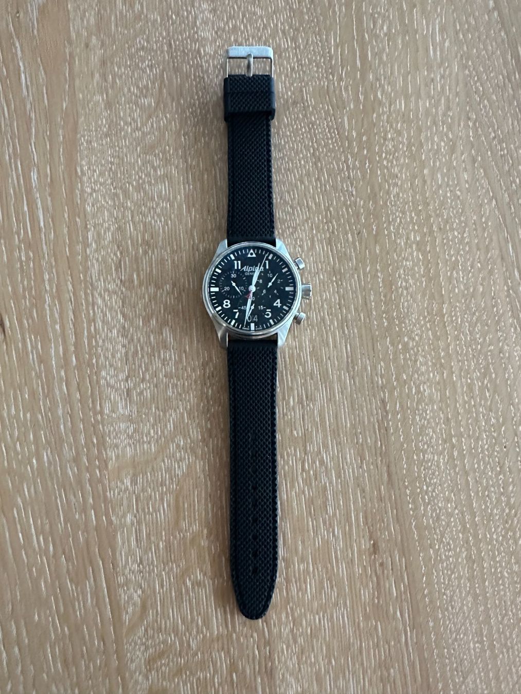 Alpina Orologi: Alpina Startimer Pilot Chrono Big Date 44mm – Usato da Heerbrugg venduto da gue_c9vc 2