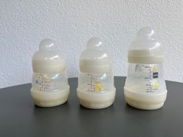 3 MAM Babyflaschen Anti-Colic 130-160 ml