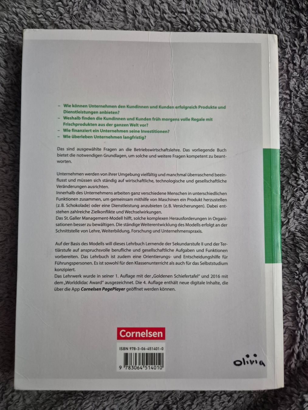 Libri: Betriebswirtschafr verstehen – Nuovo (secondo la descrizione) da Reigoldswil venduto da lus_76dn 1