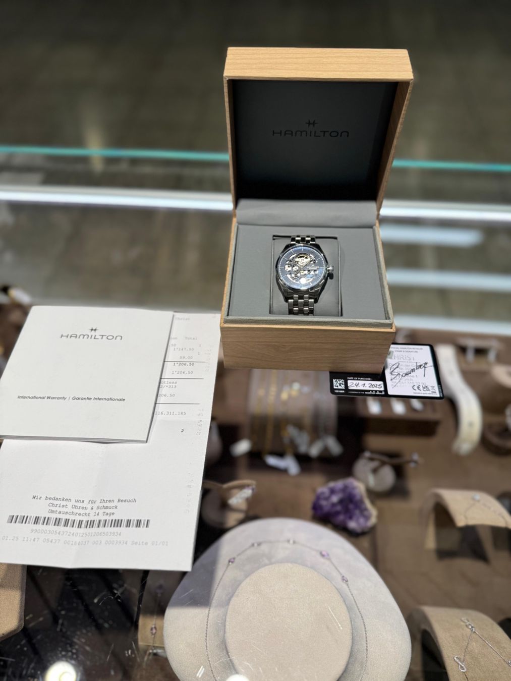 Hamilton Orologi: Hamilton Jazzmaster Skeleton – Usato da Bremgarten AG venduto da uhrenshopp 4