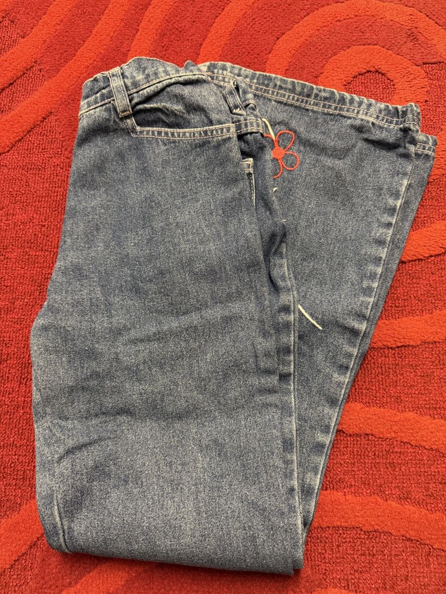Pantaloni: Kinder Jeans mit Aufdruck – Usato da Eschenbach LU venduto da Tatzi1 1
