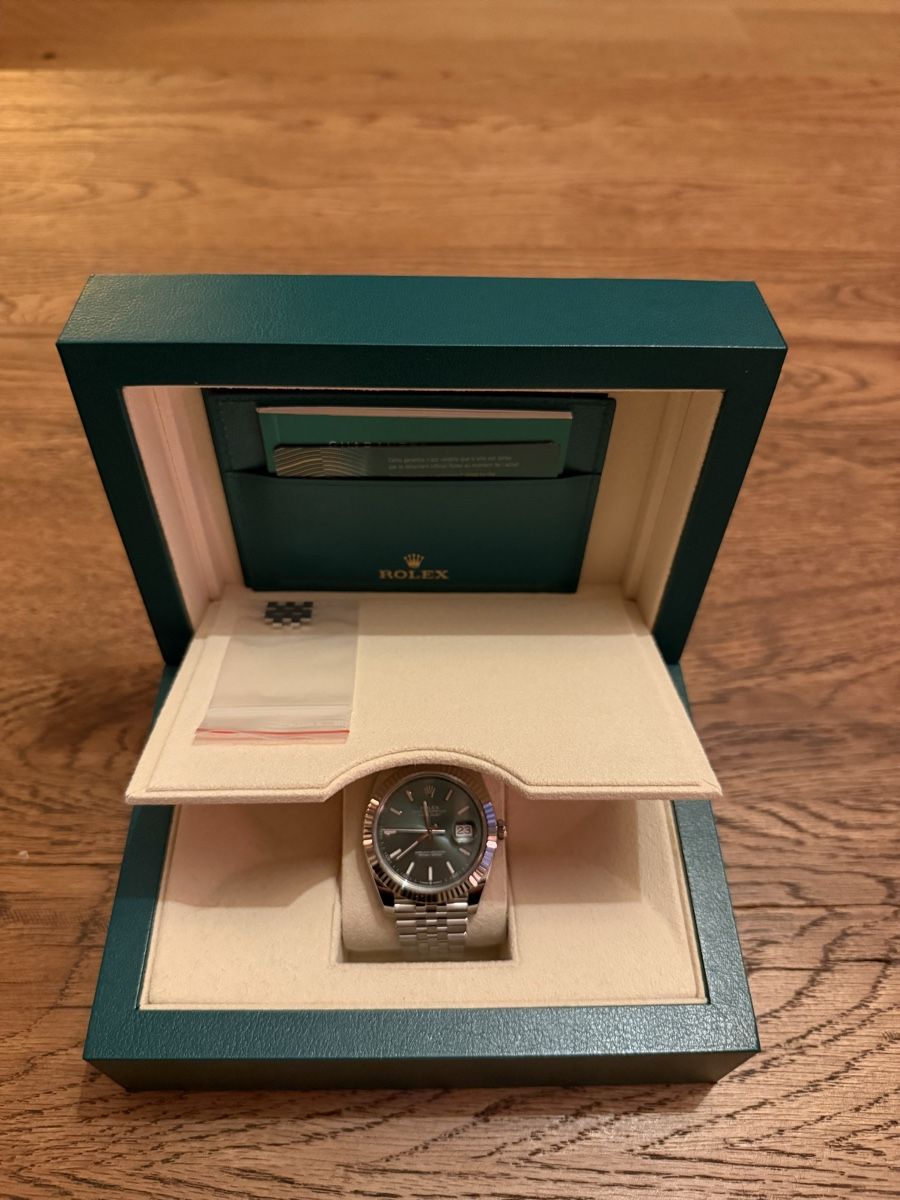 Rolex Uhren: Rolex Datejust 41 Mintgrün Jubilee – Gebraucht aus Worblaufen von Michele_1994 7