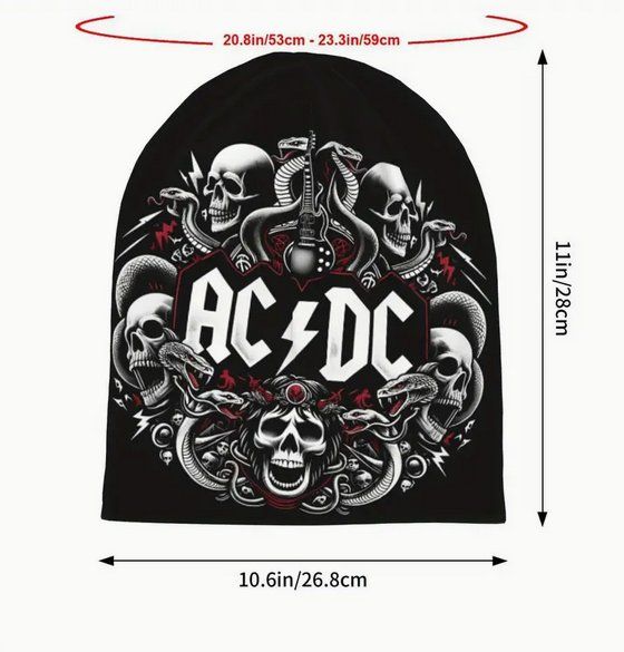 Copricapi, berretti & cappellini: BEANIE AC/DC NEU+OVP – Nuovo e nell'imballaggio originale da Bad Ragaz venduto da Schtupsi 3