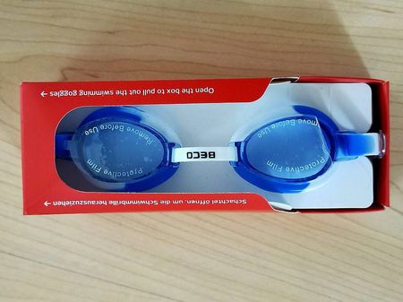 Kinder Schwimmbrille blau NEU!