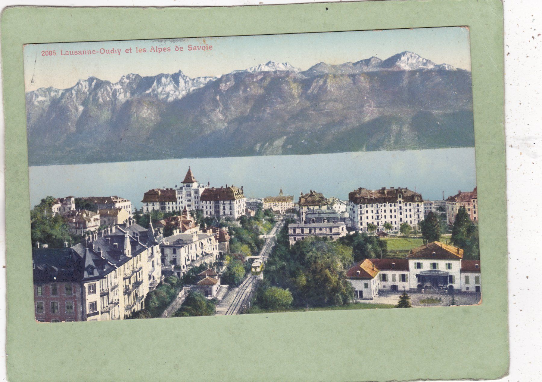 Ansichtskarten: Lausanne Ouchy 1913 – Gebraucht aus Herisau von Lisegrat2008