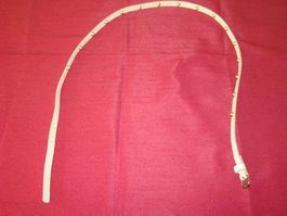 Gürtel offwhite Kunstleder mit Schnalle Länge 95cm