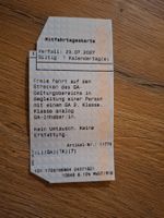 Tageskarte SBB zum Mitfahren