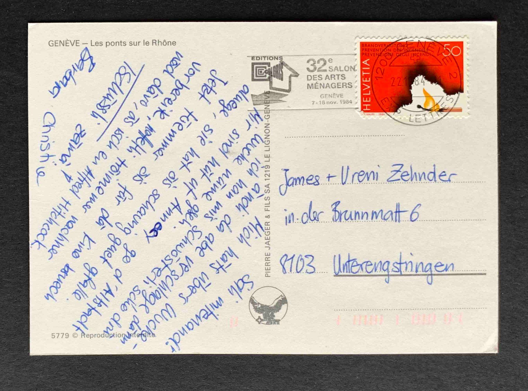 Cartoline postali: AK GENÈVE Les ponts sur le Rhone – Usato da Goldau venduto da artelier1 1