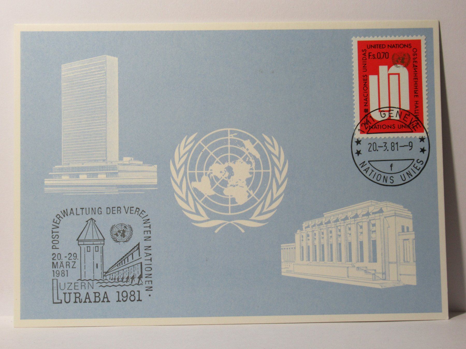 Cartoline postali: Bildpostkarte , Genf - Palais des Nations – Nuovo (secondo la descrizione) da Grenchen venduto da Bluemchen1900