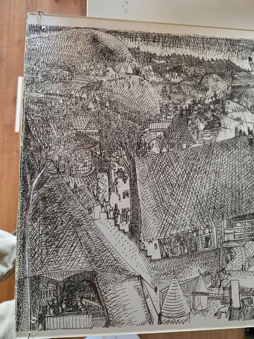 Grafica & Litografie: Bild Pole Lehmann 1967  Lithographie  in Plexi Rahmen – Usato da Walterswil BE venduto da Lonitti 1