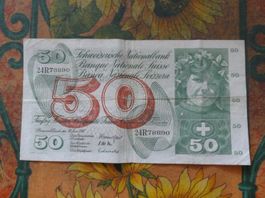 SUISSE  50  Francs  1967  (8890)  Billet