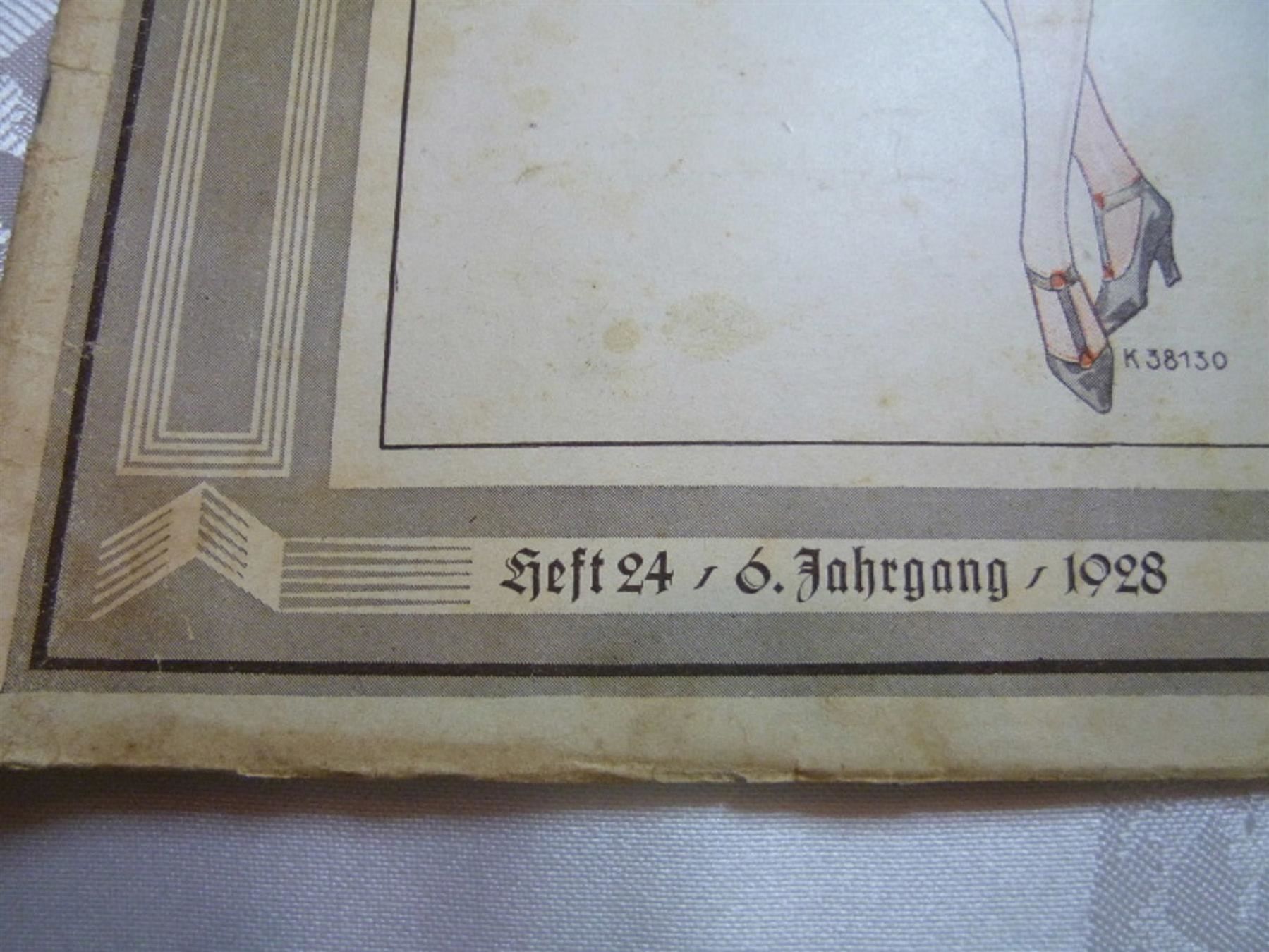 Riviste & Magazine: Beyers Mode BLATT  Art de Co 6.Ja 1928 – Usato da Luzern venduto da leseratte24 2