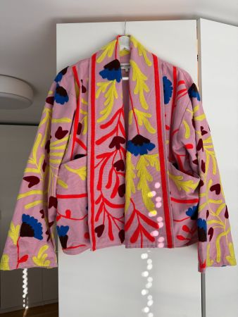 Lollys Laundry Jacke / Leichte Jacke - rosa / Stickerei