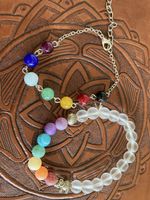 Armband Set Chakra mit Elefanten Anhänger neuwertig