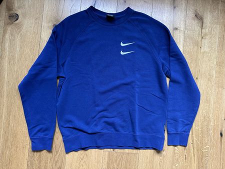 Nike Double Swoosh Crewneck Blue Force Gr. L