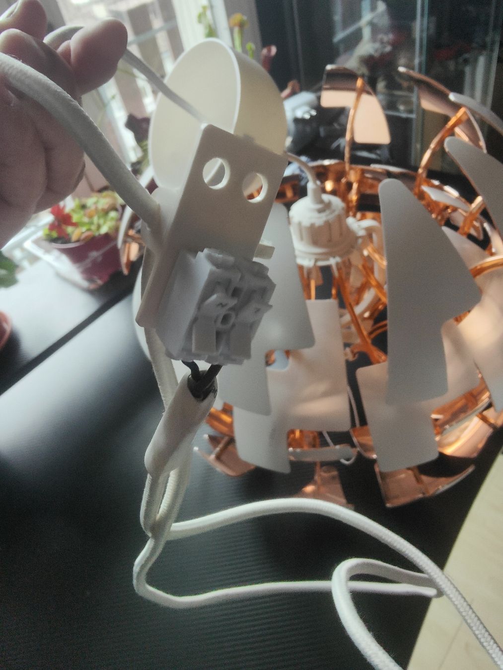 Ikea Lampadari & plafoniere: IKEA PS 2014 Hängeleuchte, weiß/kupferfarben – Usato da Ebikon venduto da shadow_of_seth 3
