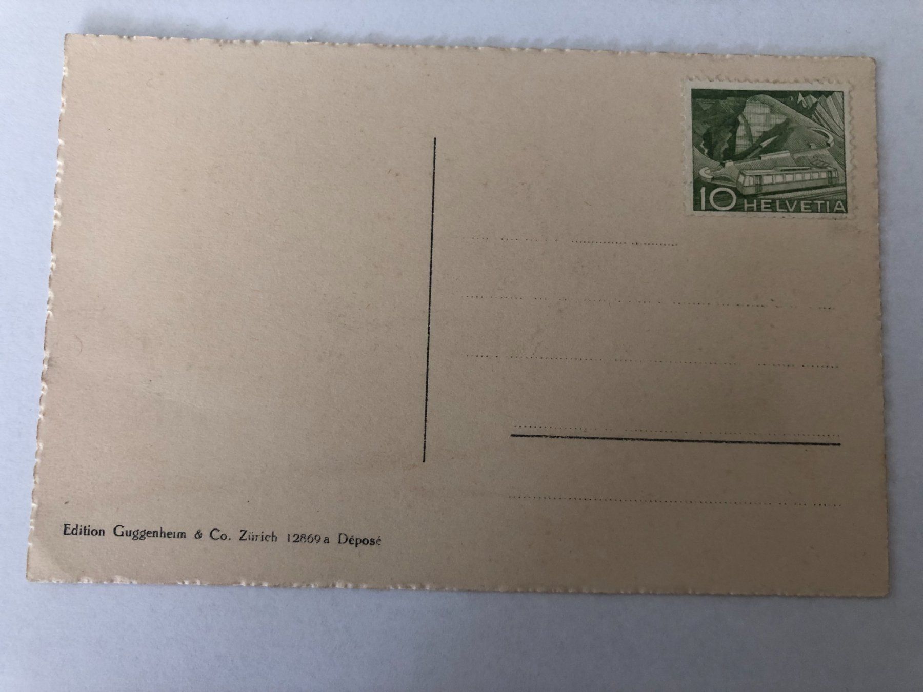 Ansichtskarten: Alte Ansichtskarte Netstal Post u. Kirche – Gebraucht aus Pfäffikon ZH von Waltoversand 1