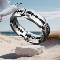 Silber farbiger Ring, NEU