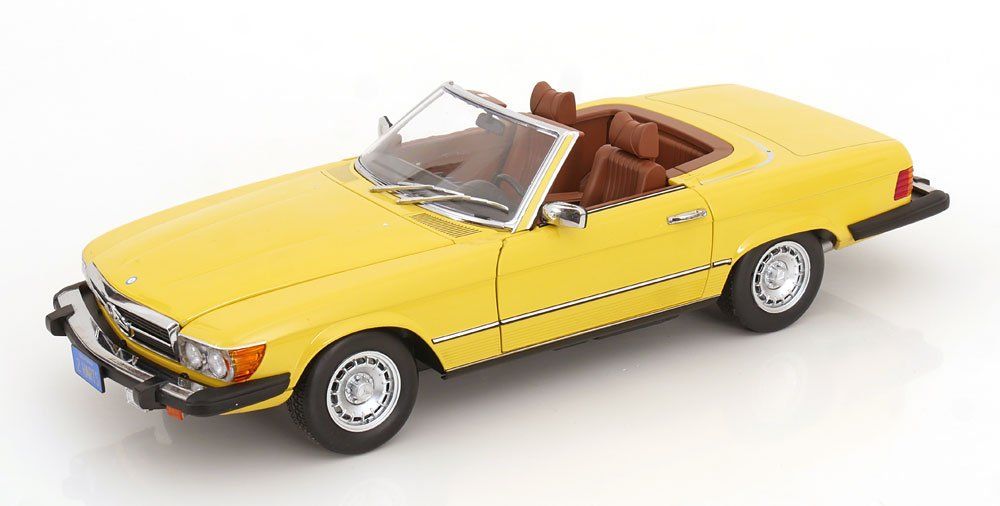 MERCEDES 450 SL R107 US VERSION YELLOW 1/12 KK-Scale NEU (Neu und ...