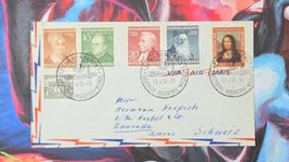 CL35 Enveloppe + Timbre Allemagne 1953