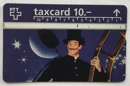 Taxkarte PTT Kaminfeger , 10.-Fr. gelaufen
