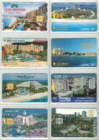 8 Telefonkarten Mexico Hoteles