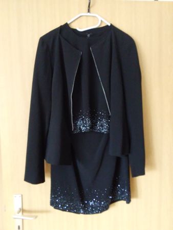 wunderschöne exclusiv 3 teilig. Jacke + Jupe +Top 38 für 49.