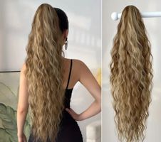 MUST HAVE - Klammer-Verlängerungshaar, mittelblond, 70cm