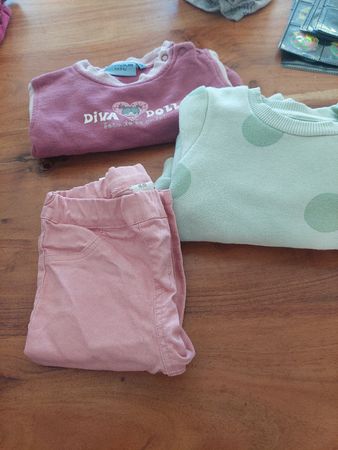 Babykleider Set Mädels Grösse 68 Pink