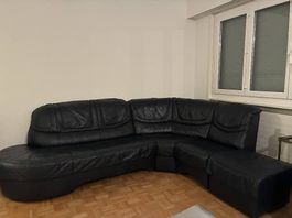 Canapé Cuir Noir