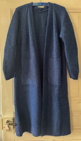 Cardigan, blau, lang