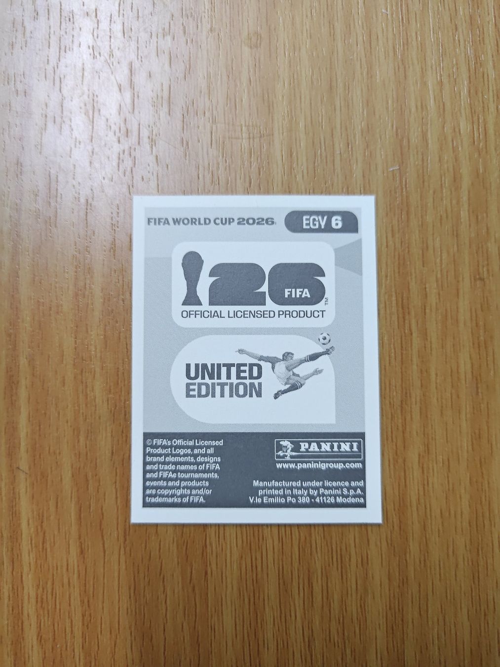 Panini Carte collezionabili: Panini WM 2026 Sticker - EGY 6 – Usato da Hochdorf venduto da all_u_want 1