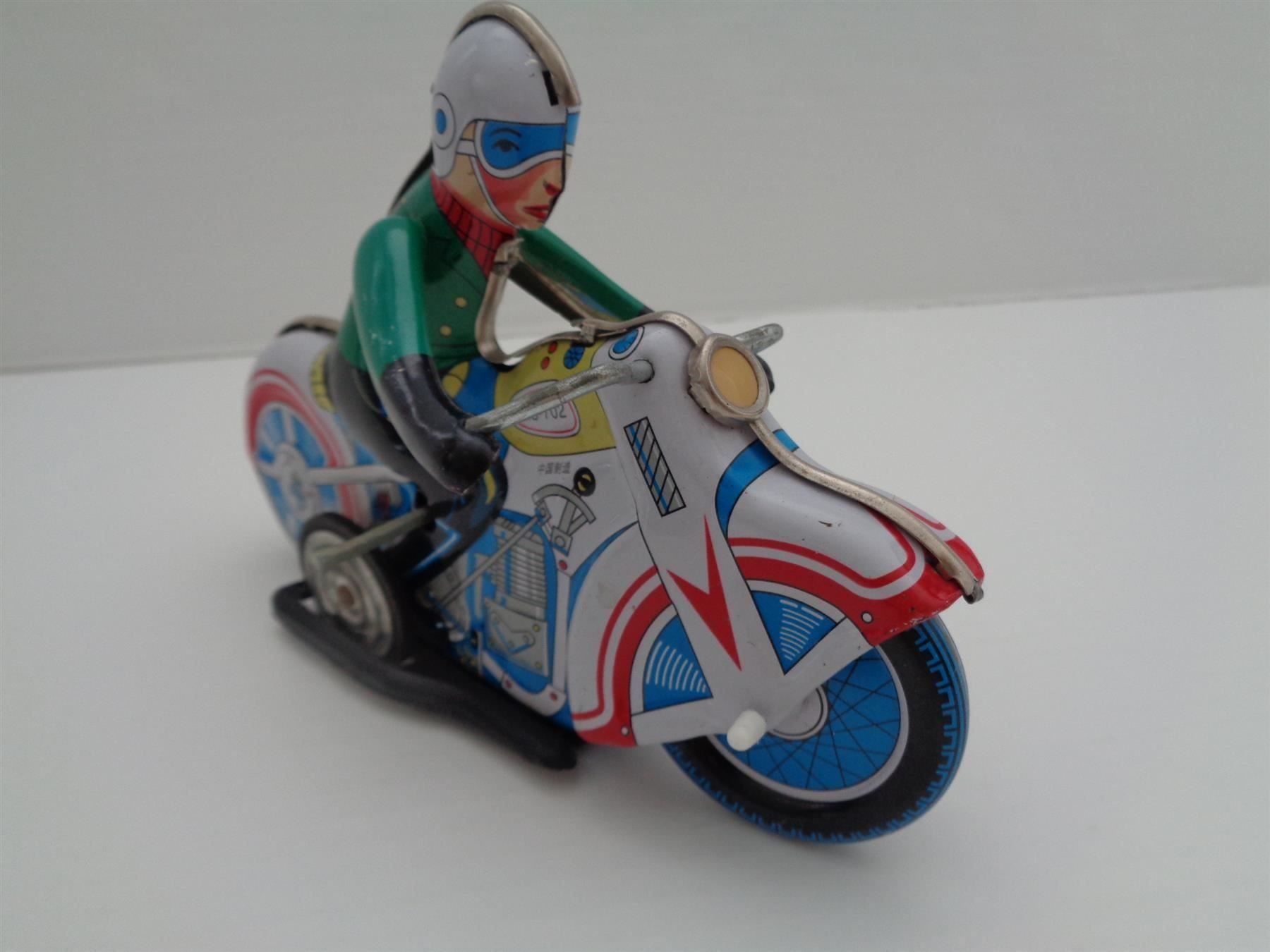 Giocattoli: Altes Blechspielzeug Motorrad MS-702 – Usato da Chur venduto da omonia 3