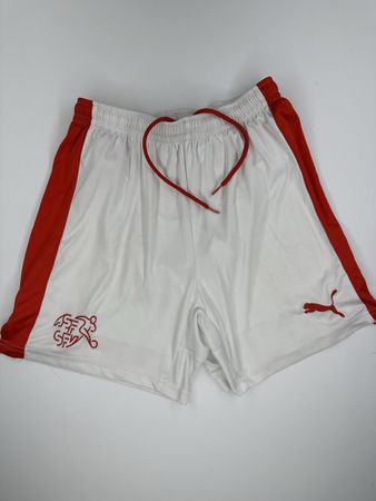 Puma SFV Shorts, 13-14 years Rot/Weiss,, Sommer