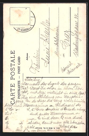 Cartoline postali: Estavayer-le-Lac, Institut du Sacré-Coe – Usato da Berlin venduto da bartko-reher 1