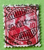  Nr.120 Brustbild der Helvetia mit Schwert GESTEMPELT    