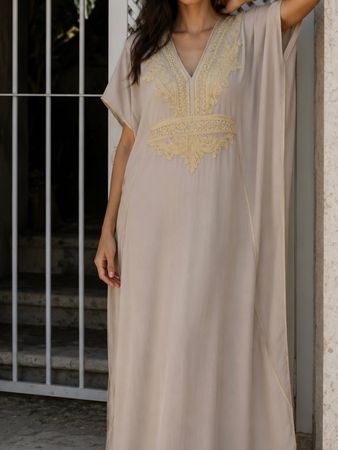 🤍🌴 Caftan du maroc broderie dorée