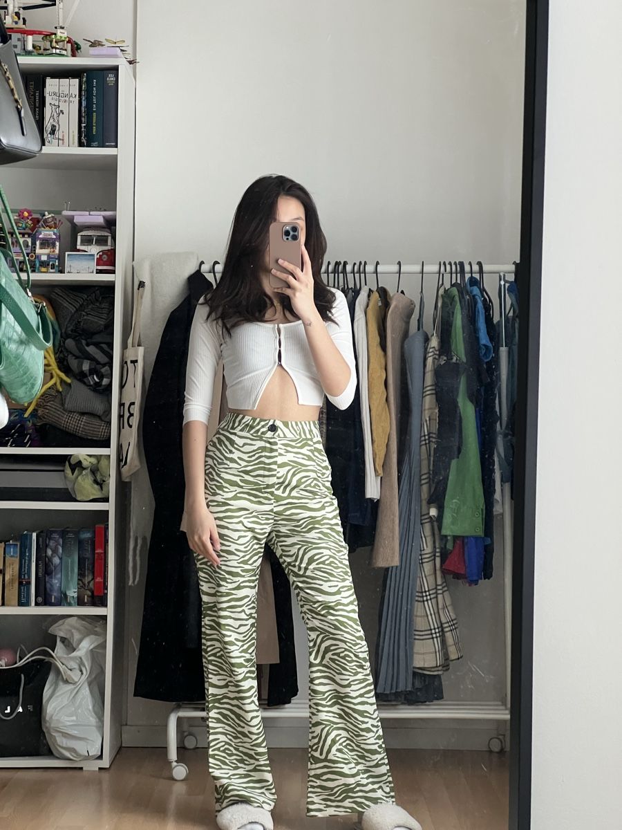 Shein Hosen: Zebra Print Pants – Gebraucht aus St. Gallen von trxcy 1